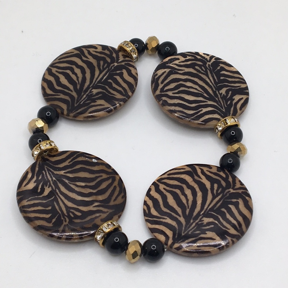 Custom Tiger Print Bracelet